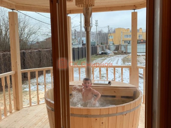 Купель на террасе