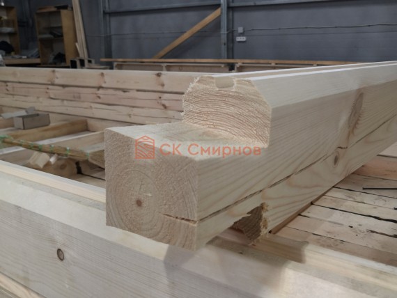 Сборка углов бани в ласточкин хвост