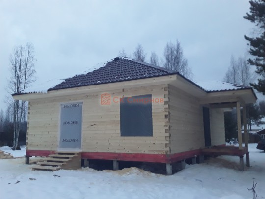 Февраль 2021 - дом из бруса №107