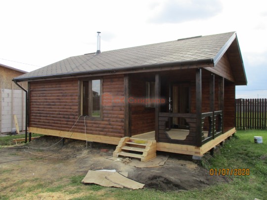 Июль 2020 - баня из бруса №87