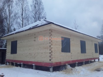 Фото №59: дом из бруса 107