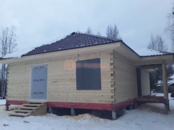 Фото №66: дом из бруса 107