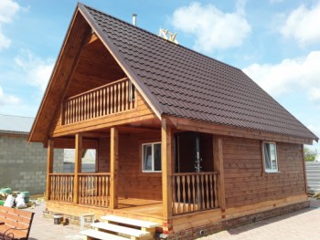 Фото №2: баня из бруса 110