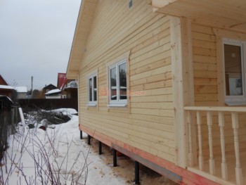 Фото №27: дом из бруса 140
