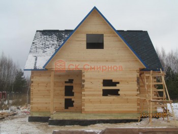 Фото №48: дом из бруса 16