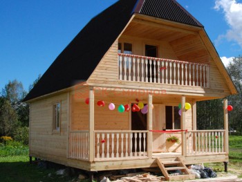 Фото №1: дом из бруса 24