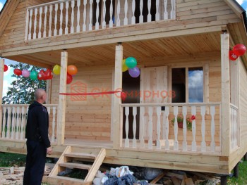 Фото №3: дом из бруса 24