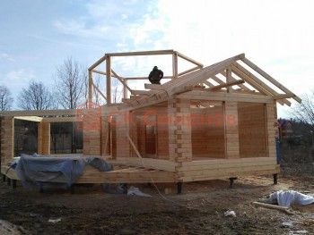 Фото №95: баня из бруса 33