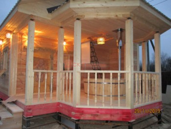 Фото №15: баня из бруса 57