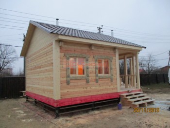 Фото №28: баня из бруса 57