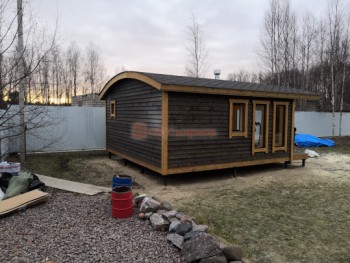 Фото №7: каркасная баня 58