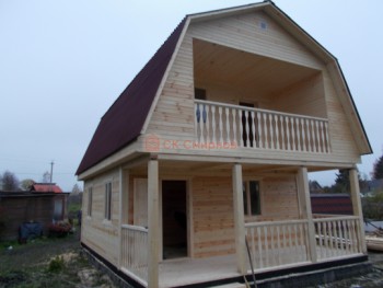 Фото №13: дом из бруса 60
