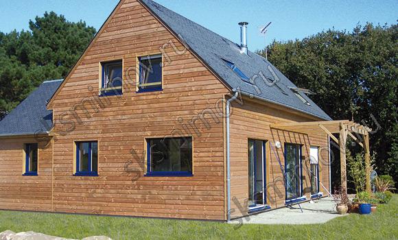 Пример дома из профилированного бруса