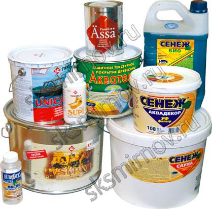 краски для бани